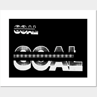 GOAL nice text art design. Posters and Art